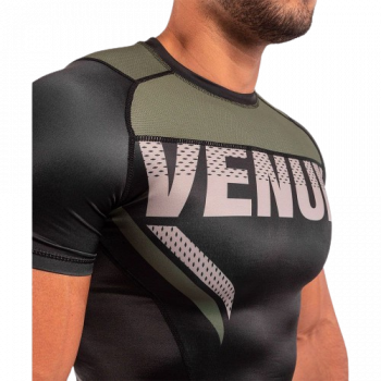 Venum Rashguard One FC Impact khaki kurz